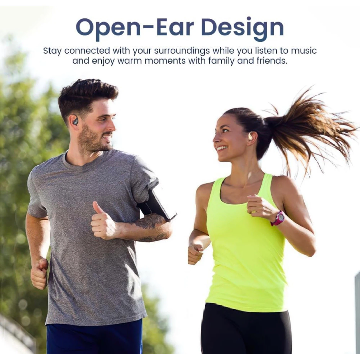 Open Ear Wireless Earbuds with Charging Case - photo 3