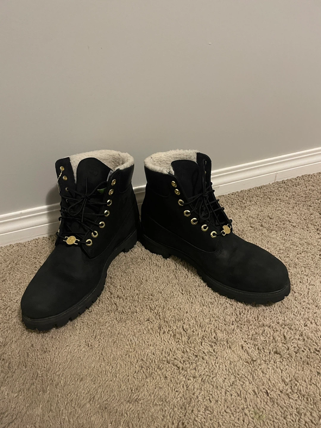 Timberland Black Suede Sherpa Lined Boots - photo 3