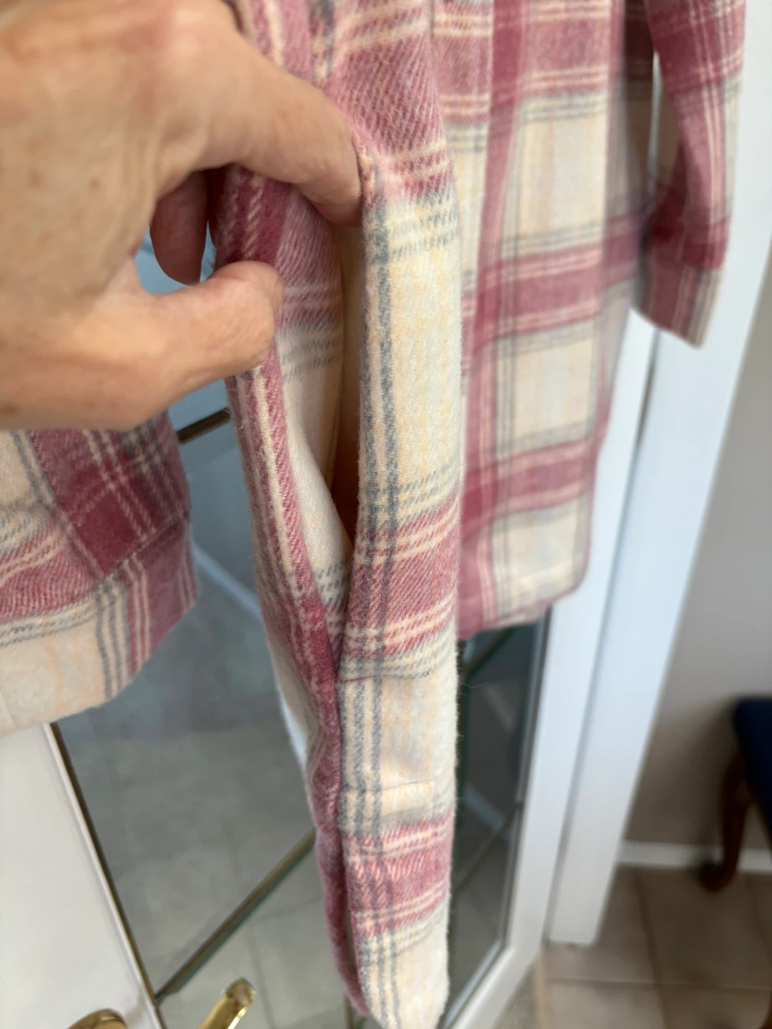 Banana Republic Plaid Shirt Jacket - Size S/P - photo 3