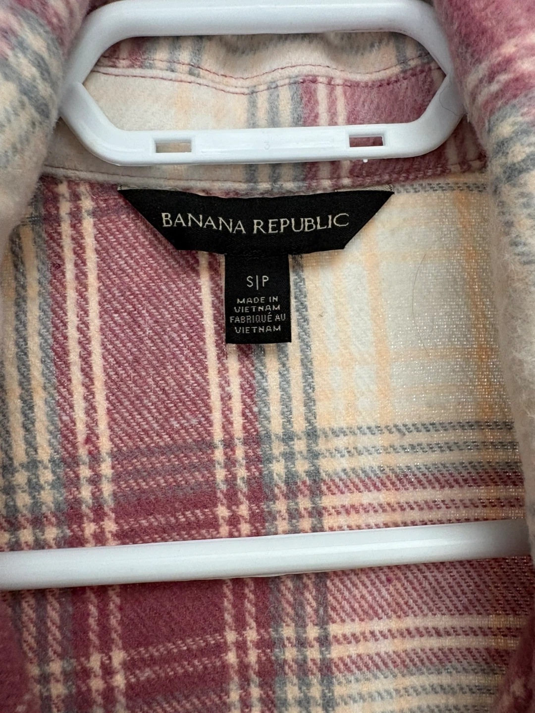 Banana Republic Plaid Shirt Jacket - Size S/P - photo 4