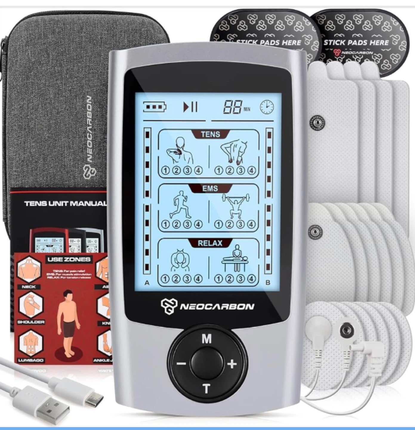 NEOCARBON TENS Unit Massager  New Sealed
