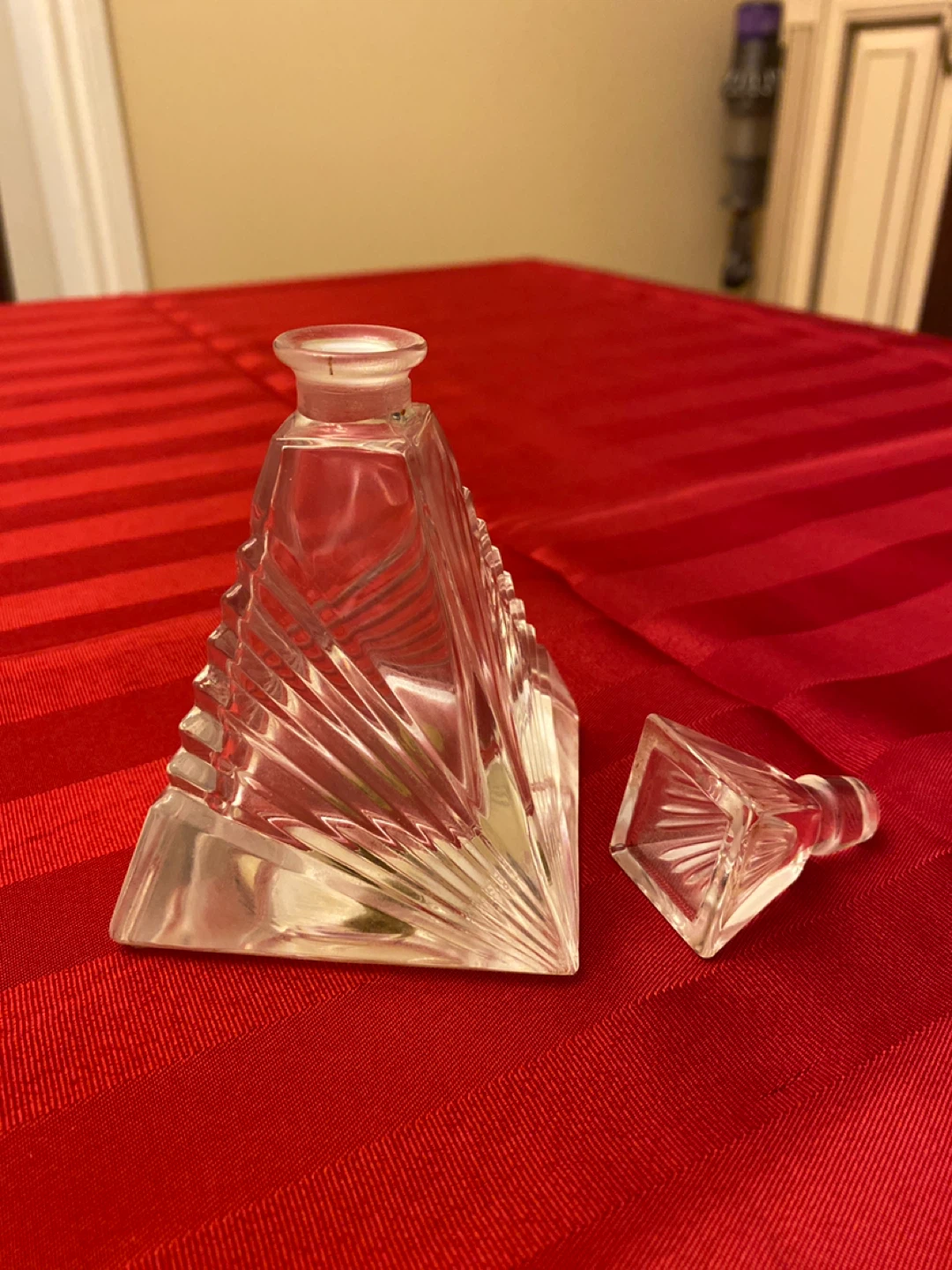 Heavy Crystal Glass Perfume Decanter - photo 2