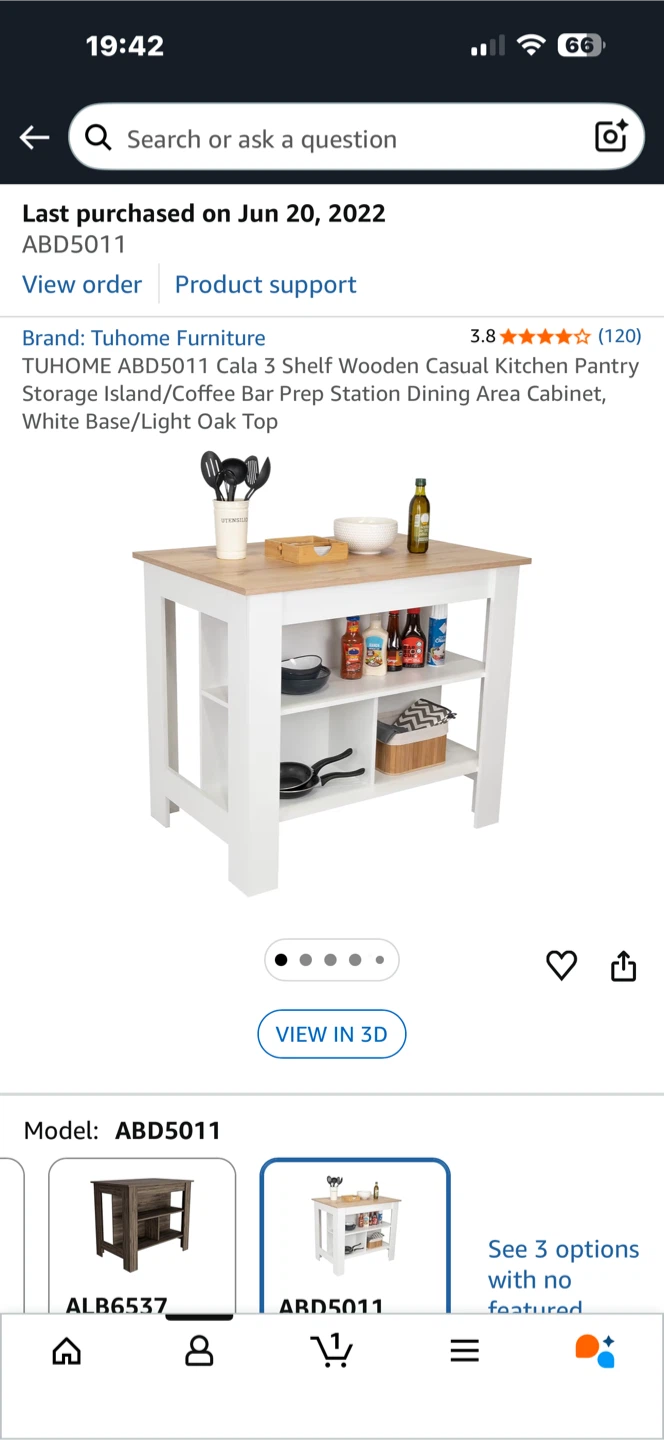 Kitchen island/storage/countertop - MOVE OUT SALE
