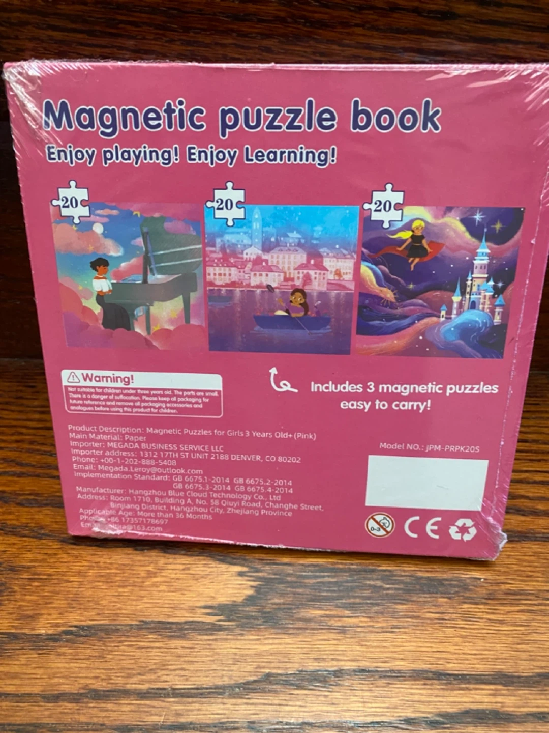 SOLTIRA Magnetic Puzzle Book for Girls 3+ - photo 2