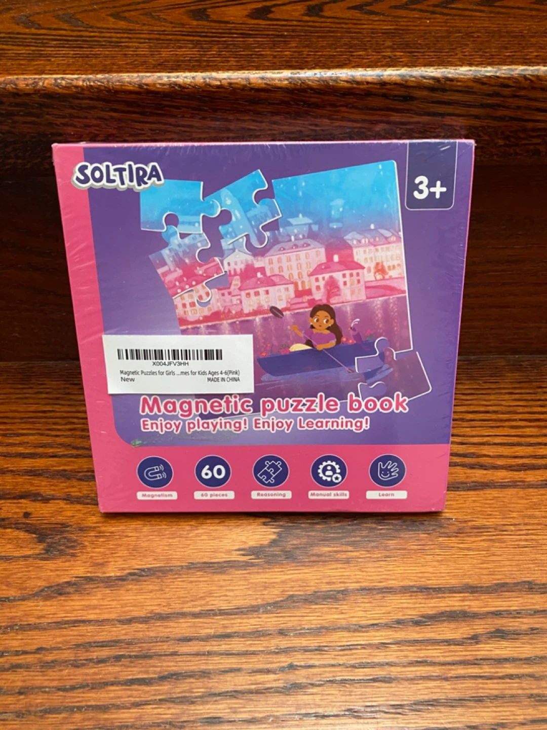 SOLTIRA Magnetic Puzzle Book for Girls 3+