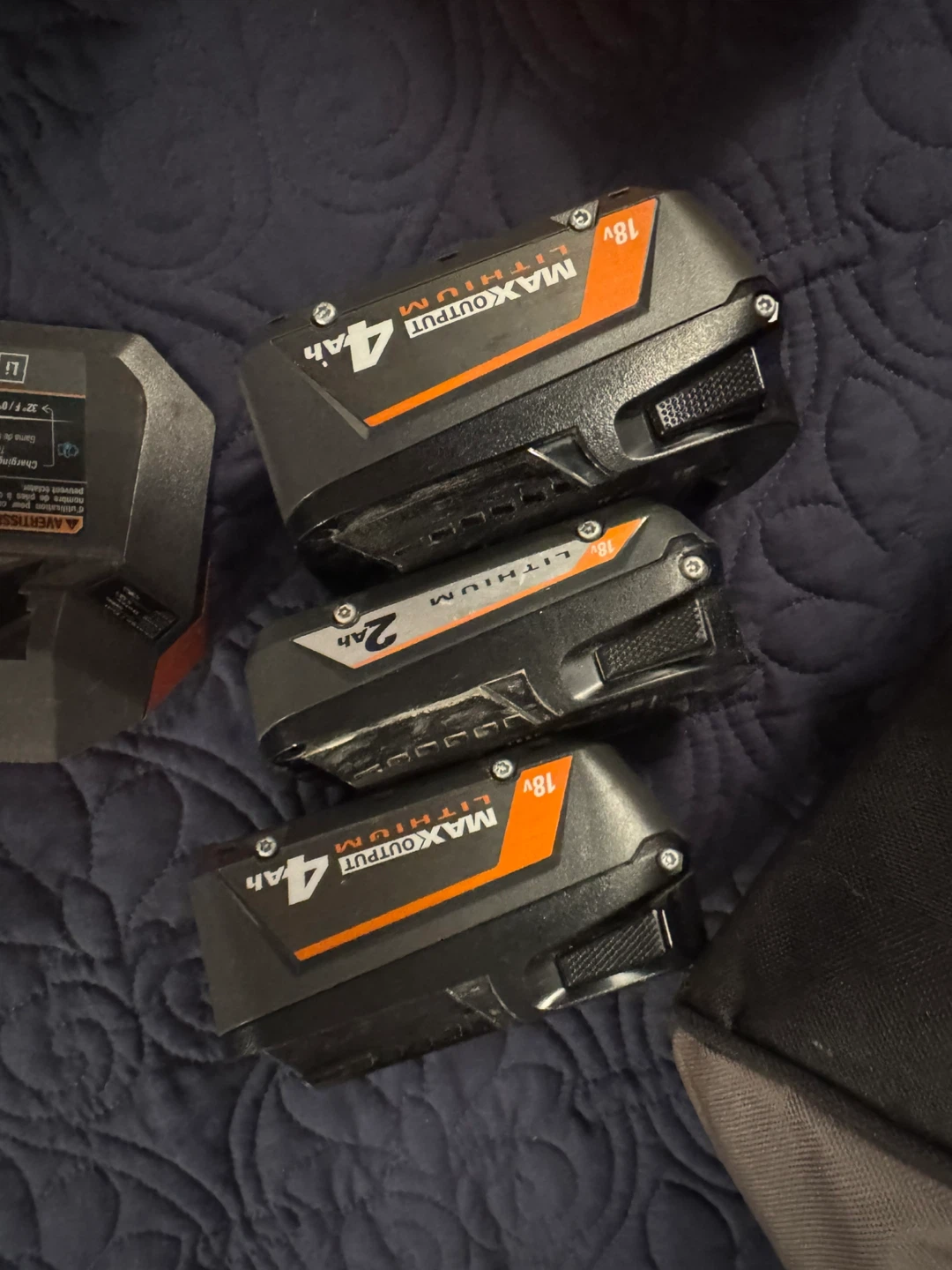 RIDGID 18V Cordless Power Tool Combo Kit with Batteries and Bag - photo 4