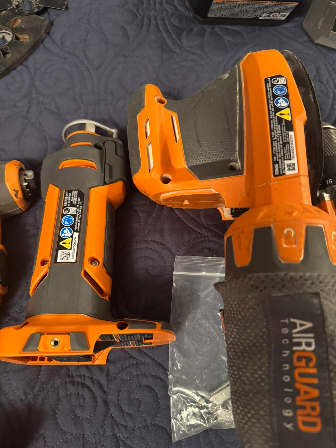RIDGID 18V Cordless Power Tool Combo Kit with Batteries and Bag - photo 3