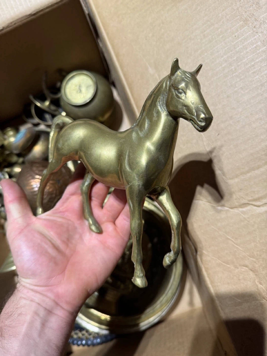 Brass Horse Figurine