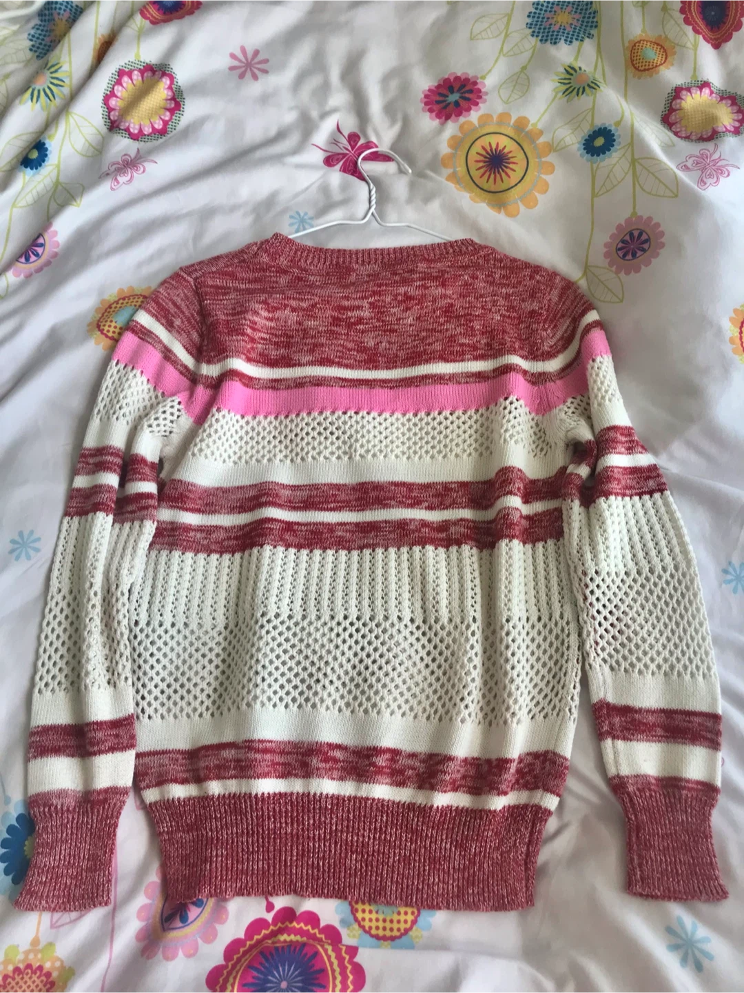 Women's Striped Knit Sweater - photo 2