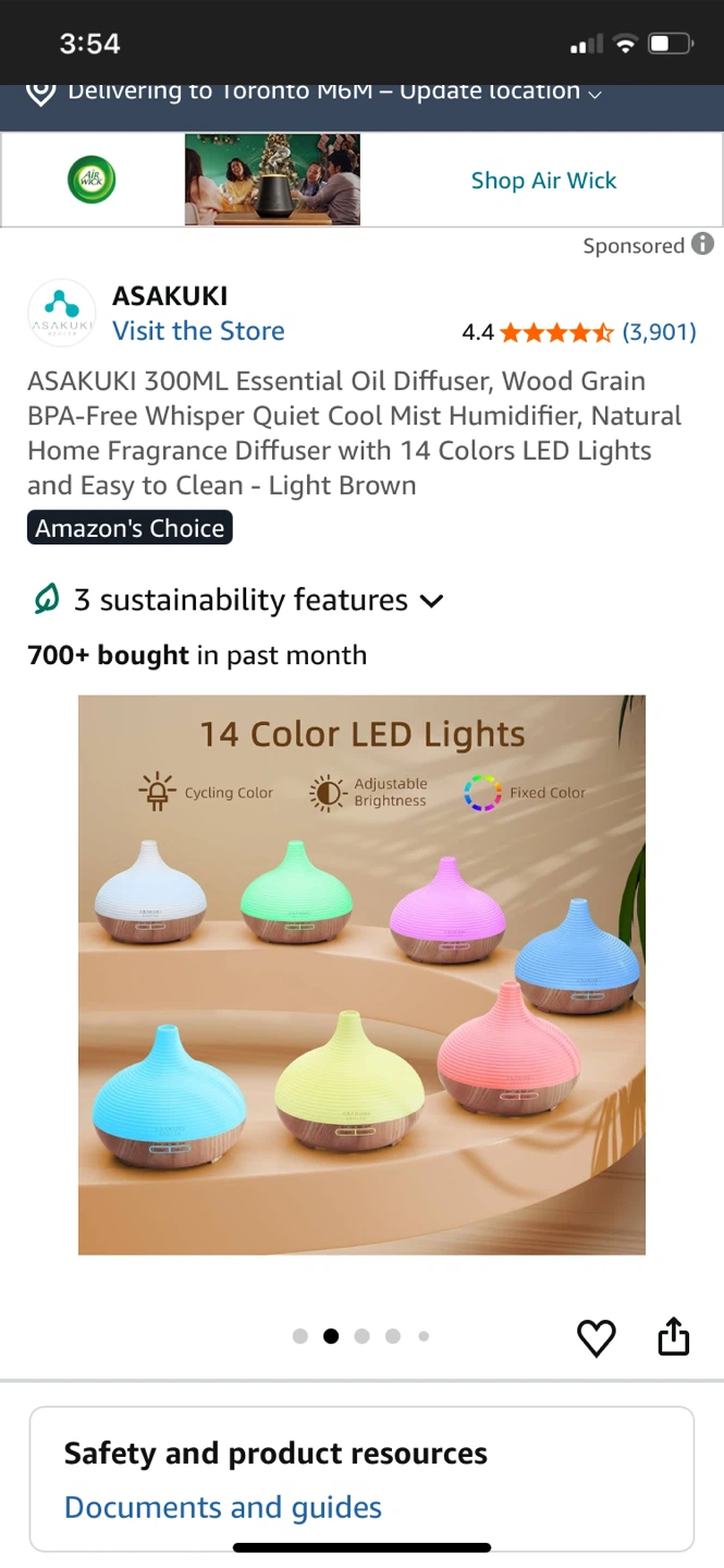 ASAKUKI Essential Oil Diffuser - photo 5
