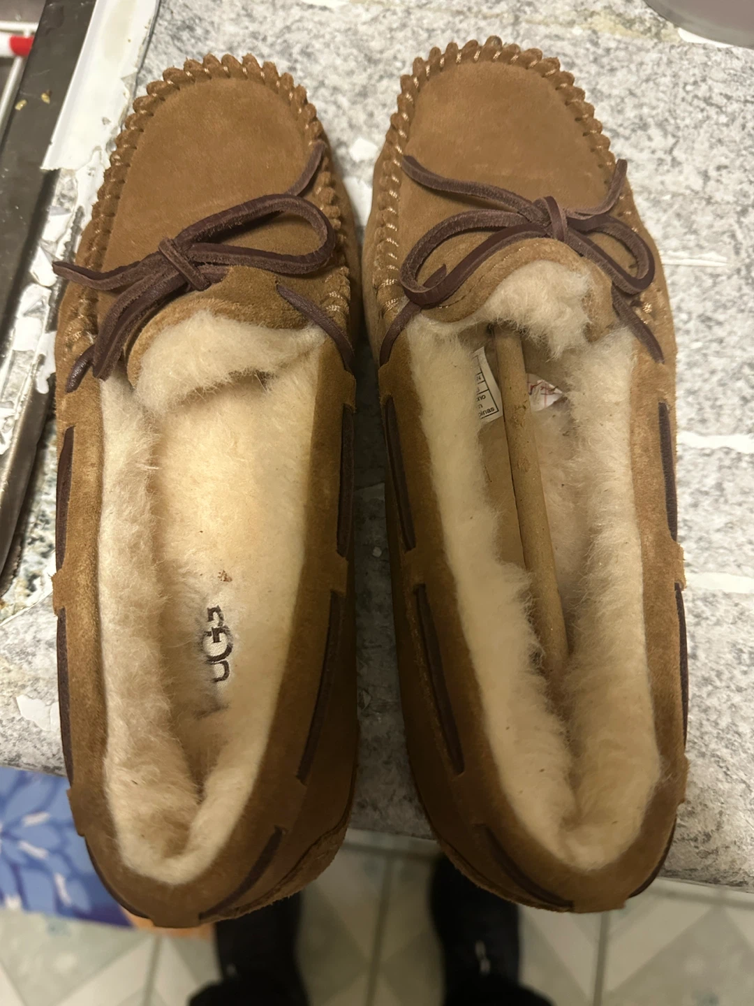 UGG Sheepskin Moccasin Slippers - photo 2