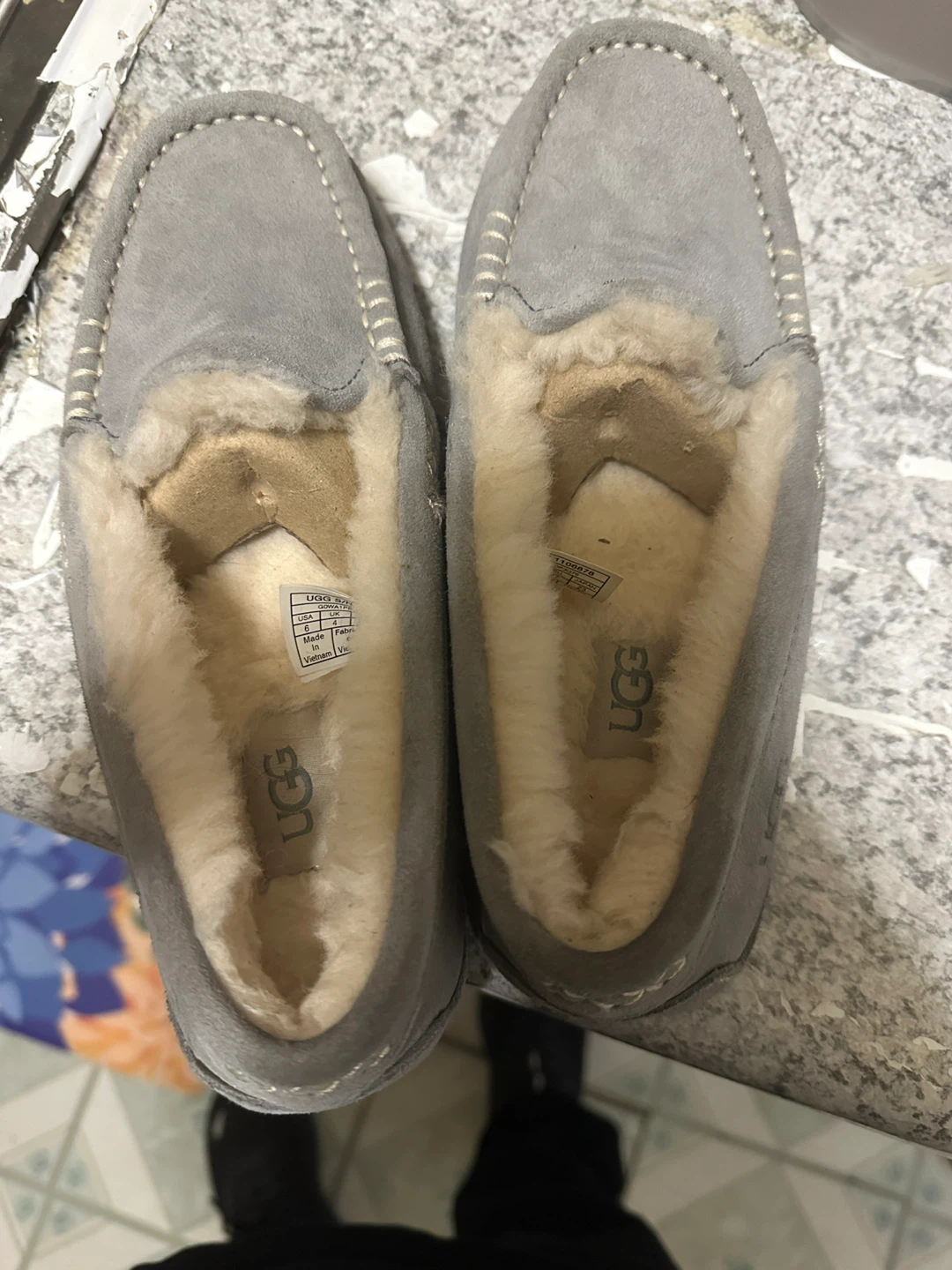 UGG Sheepskin Moccasin Slippers - photo 4