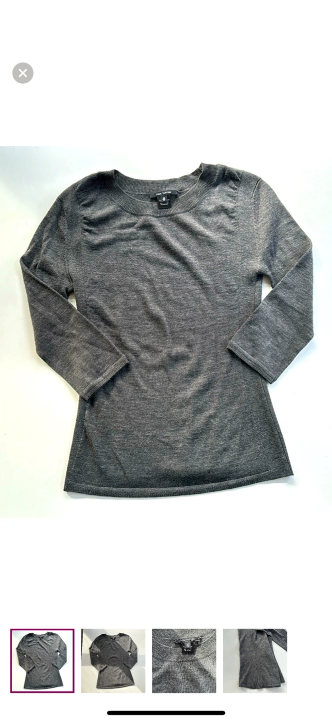 100% wool Grey Sweater - photo 2