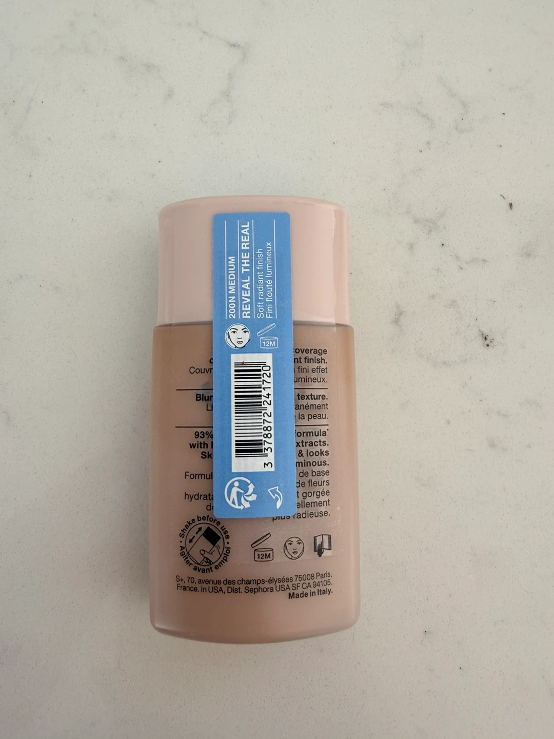 Sephora Reveal The Real Soft Radiant Skin Tint 200N Medium - photo 2