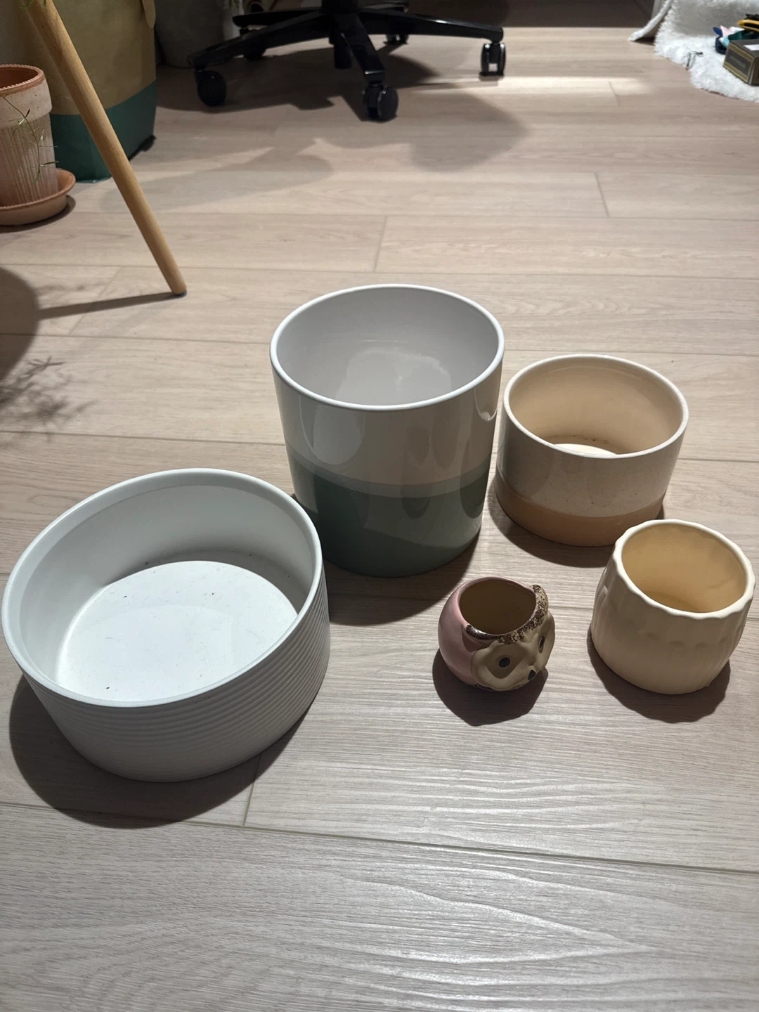 Assorted Ceramic Plant Pots