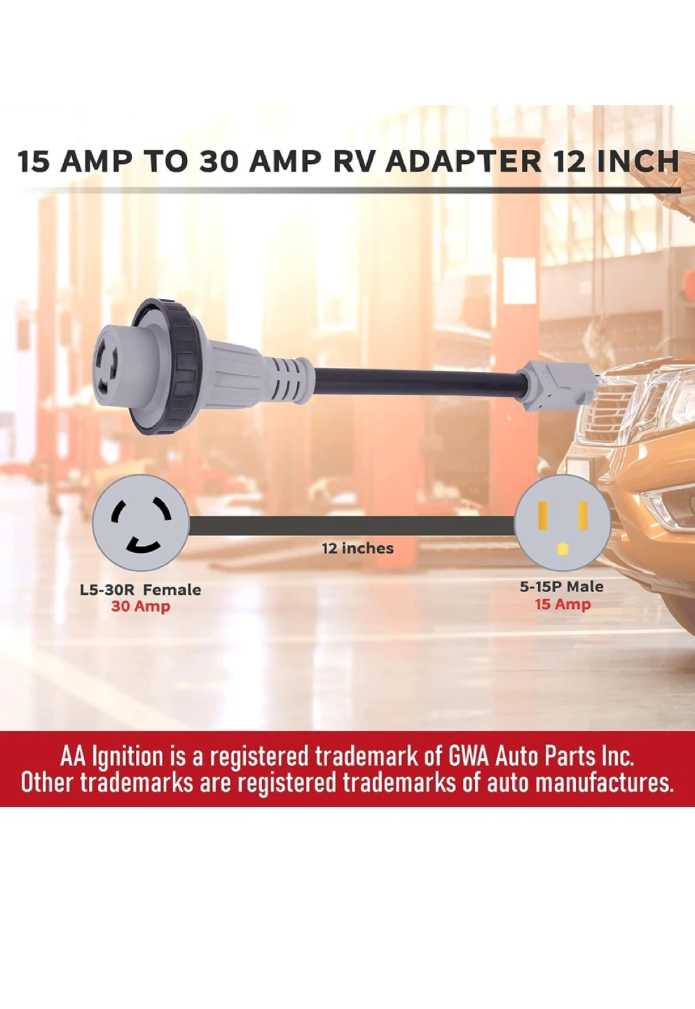 15 Amp to 30 Amp RV Adapter - photo 3