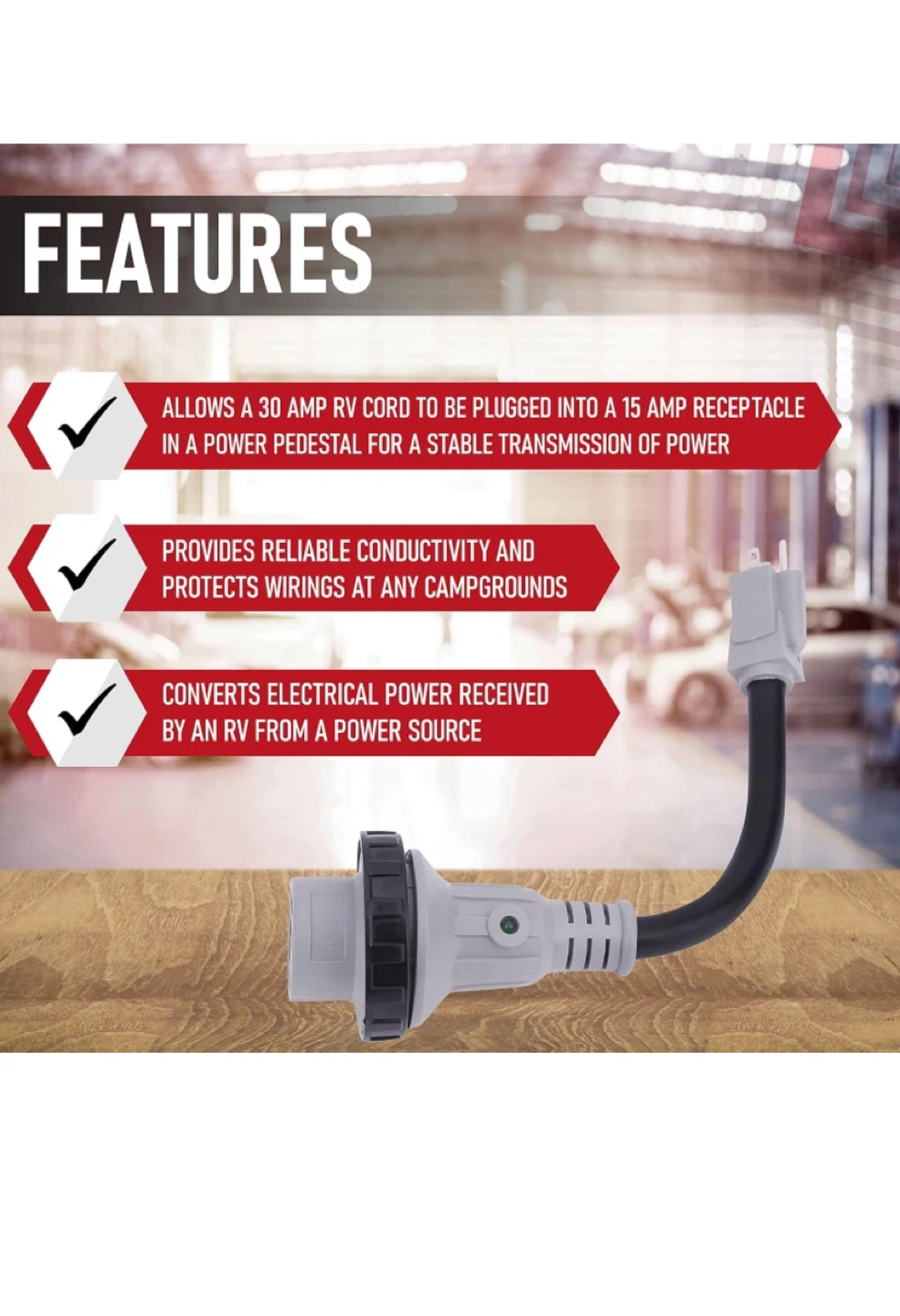 15 Amp to 30 Amp RV Adapter - photo 4