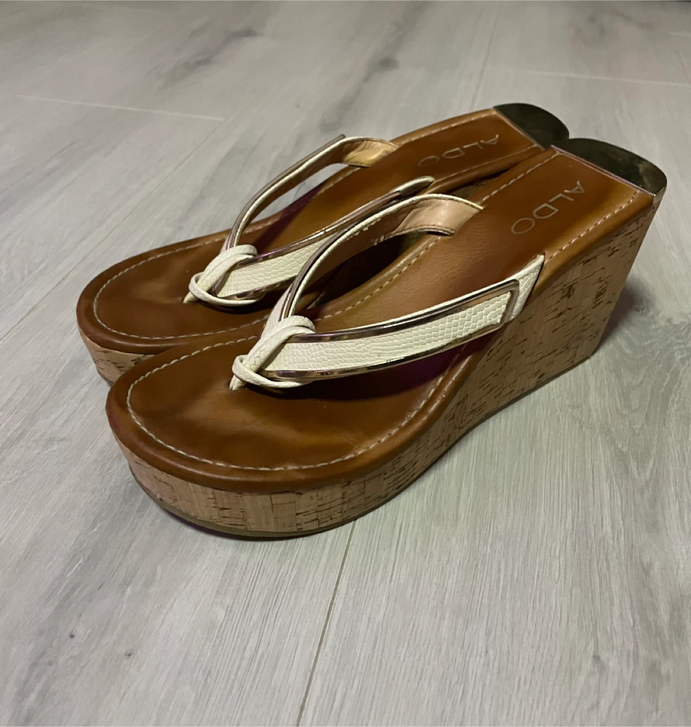 Adorable Aldo Wedge Sandals