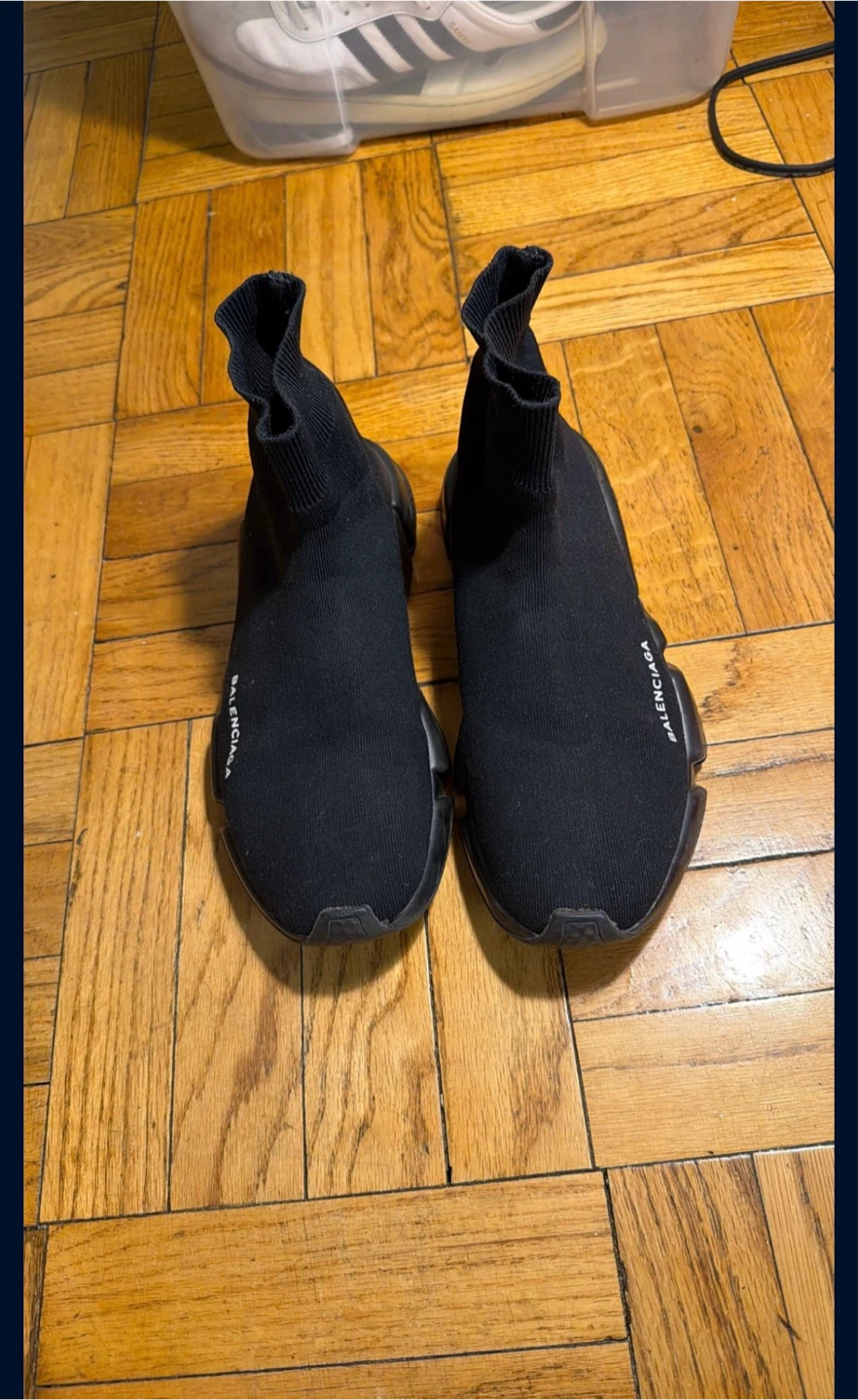 Balenciaga Speed Trainer Black Sock Sneakers - photo 2