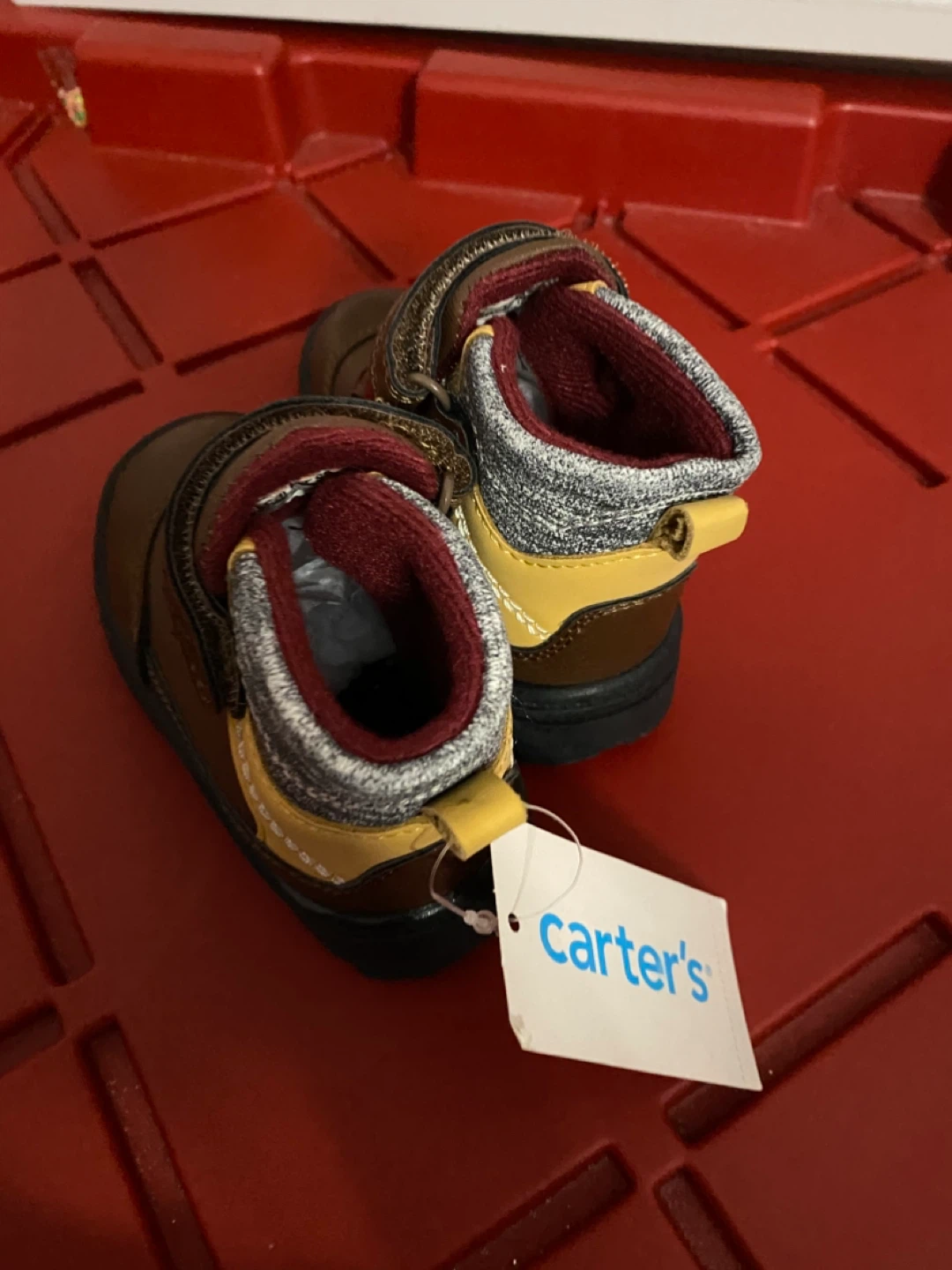 Carter's Brown Toddler Boots Size 5