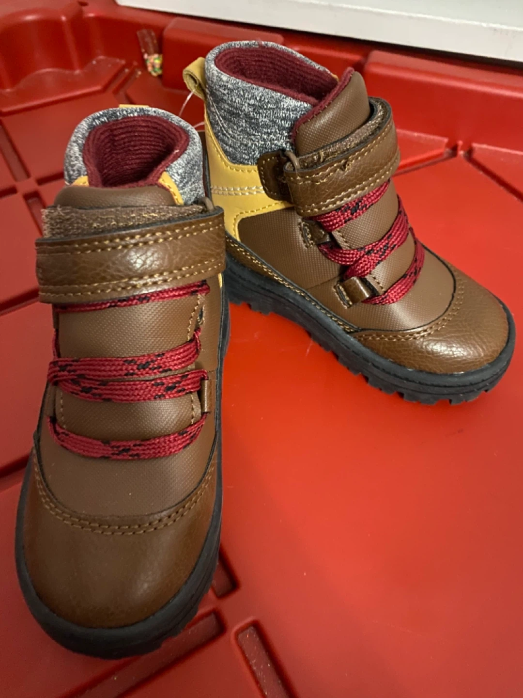 Carter's Brown Toddler Boots Size 5 - photo 3