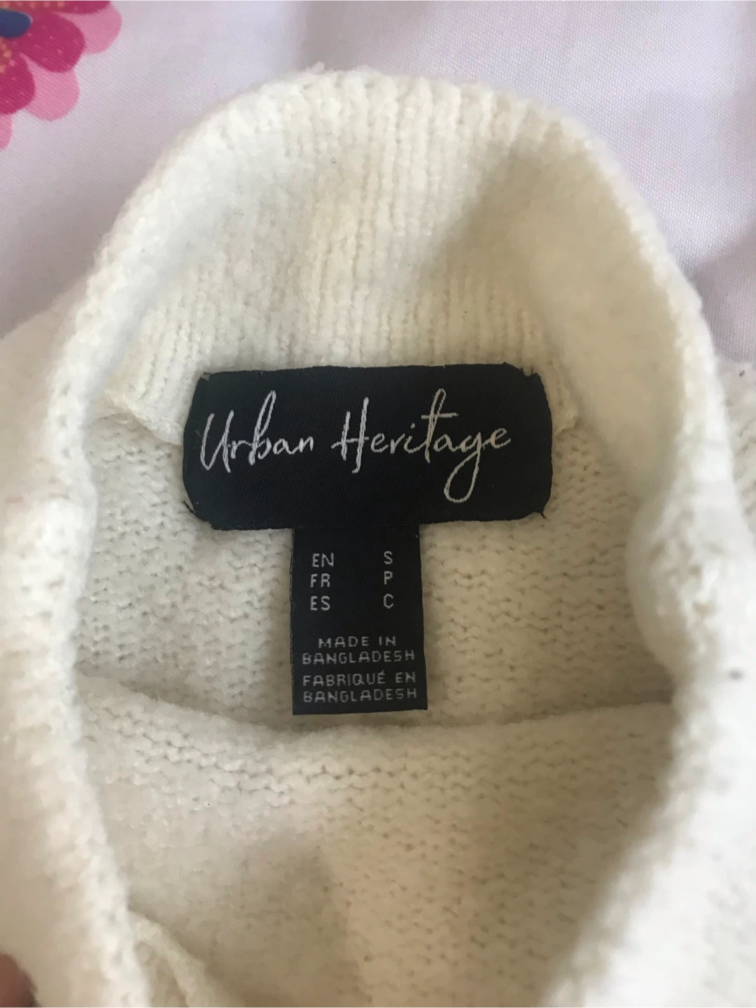 Urban Heritage Cream Knit Sweater - photo 3