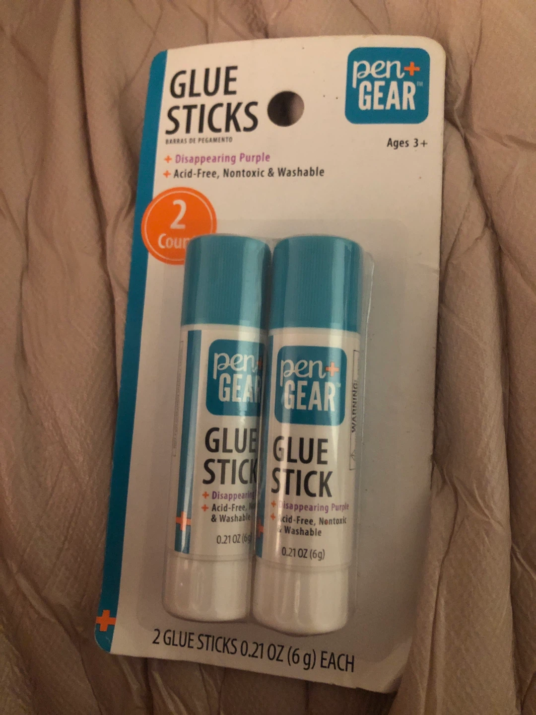 Pen+Gear Disappearing Purple Glue Sticks - 2 Count