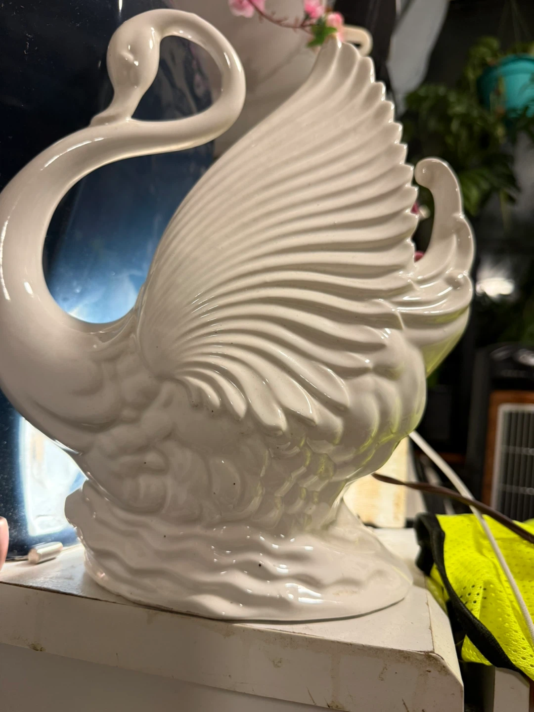 Swan Light desktop  white - photo 3