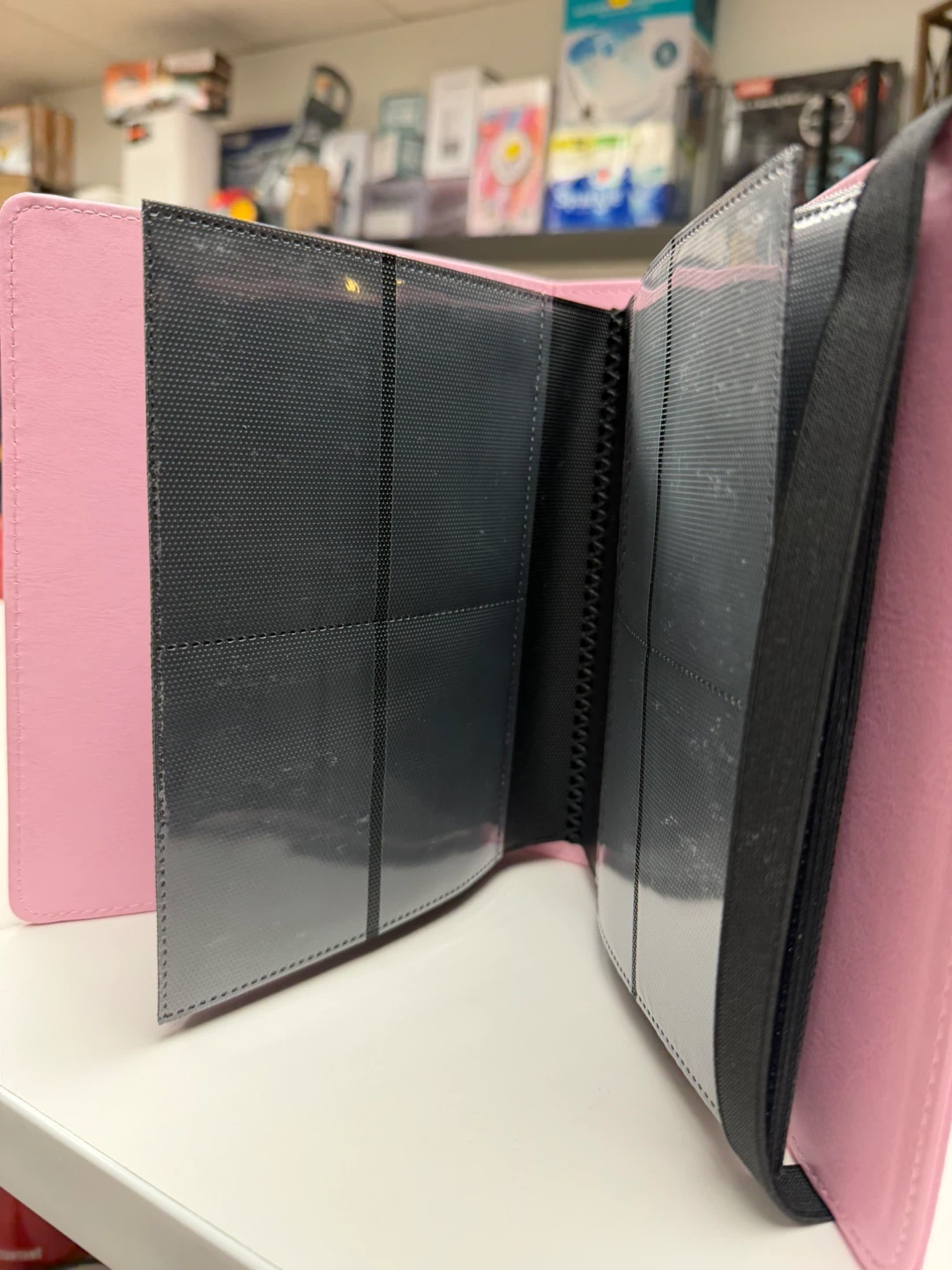 Pink Large Capacity Card Book Binder