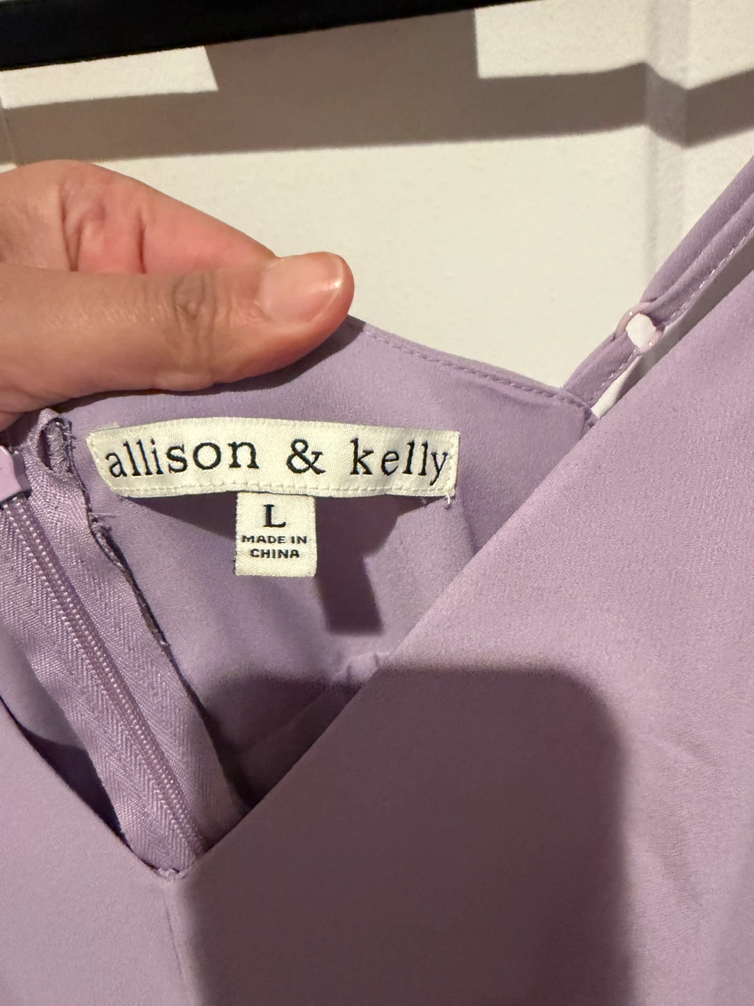 Allison & Kelly Lilac Pleated Midi Dress - Size L - photo 3