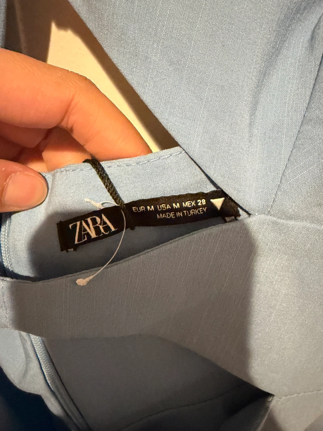 Zara Blue Cut-Out Midi Dress Size M - photo 2