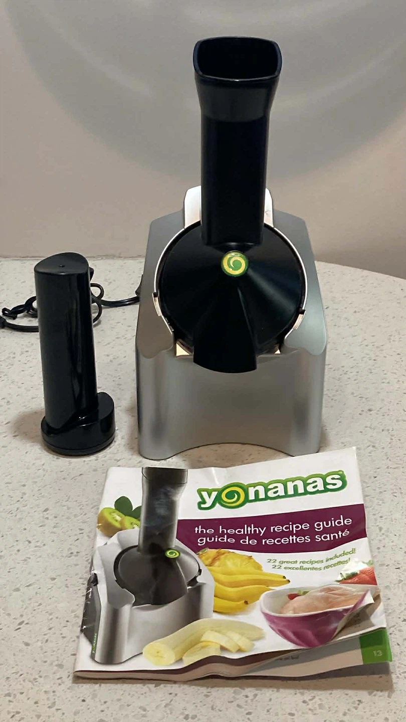 Yonanas Frozen Dessert Maker with Recipe Guide
