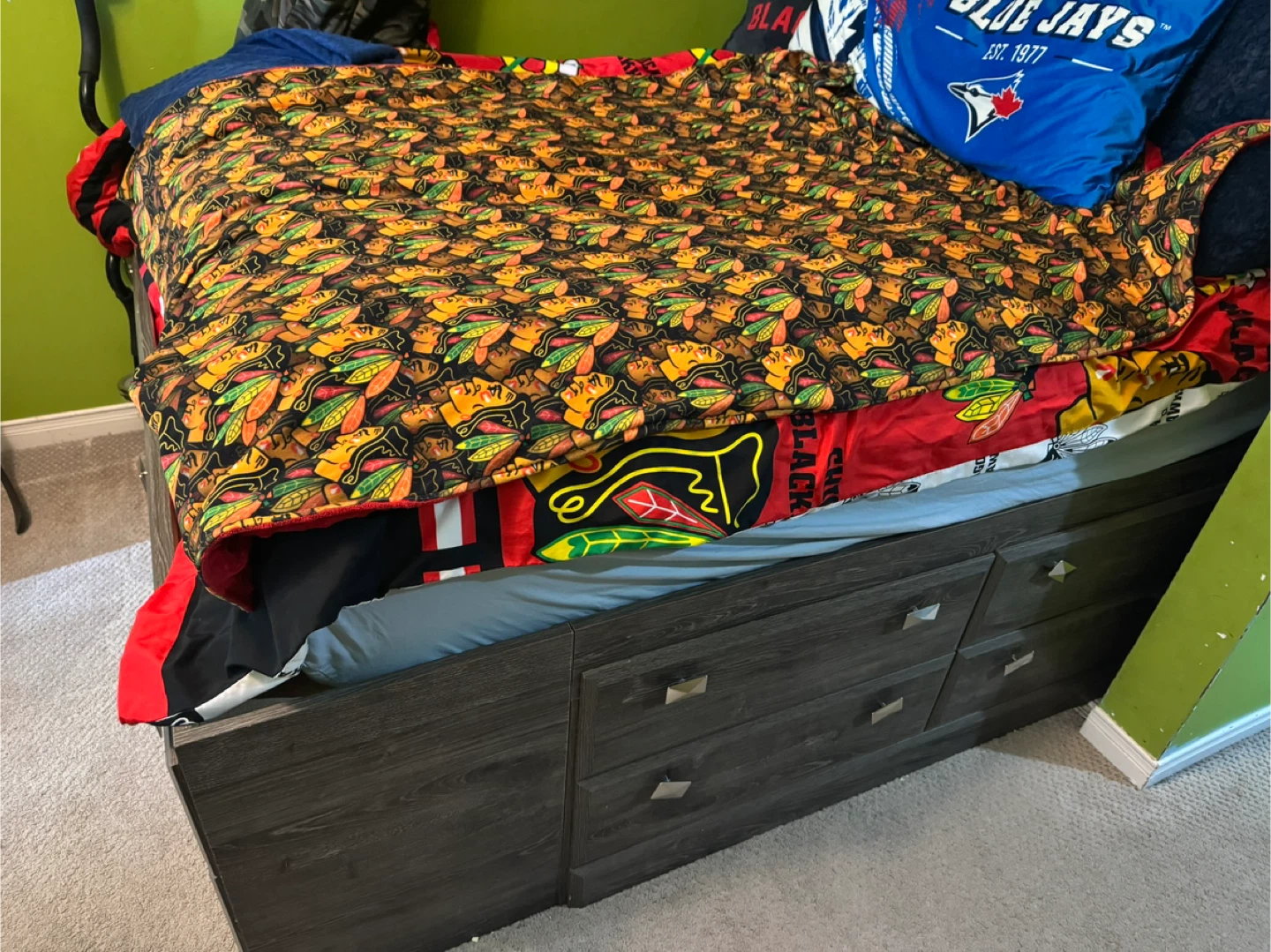 Full Size Captains Bed - photo 5