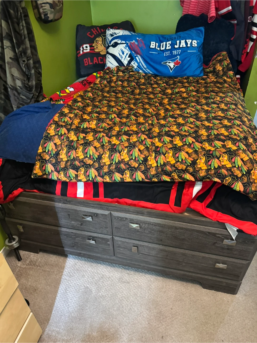 Full Size Captains Bed - photo 4