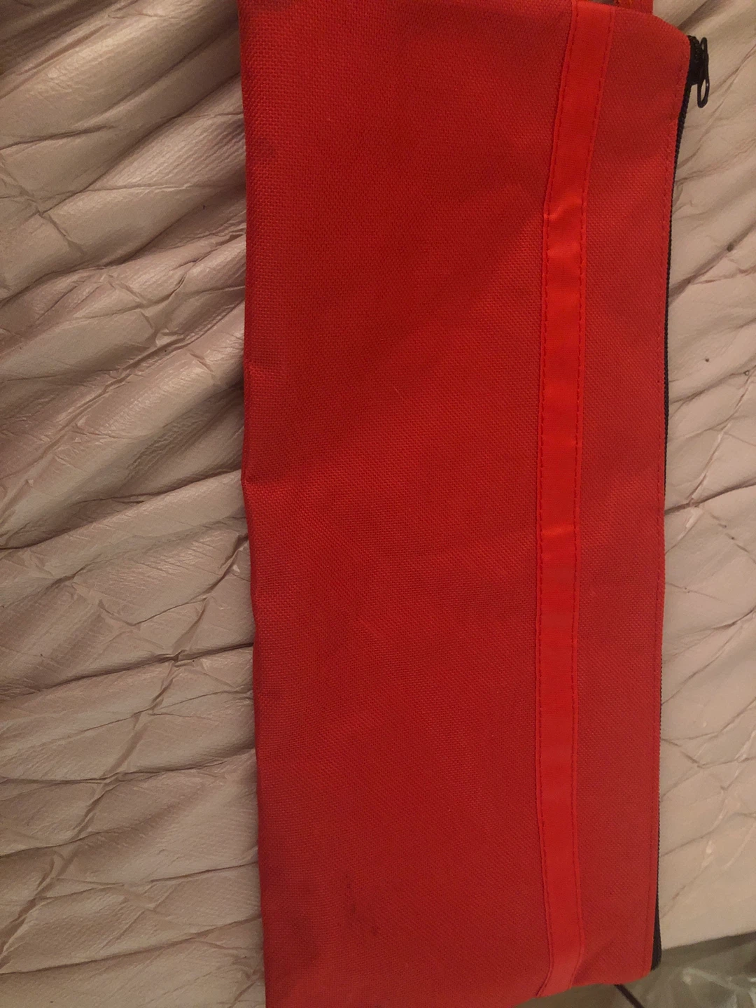 Red Zippered Pouch