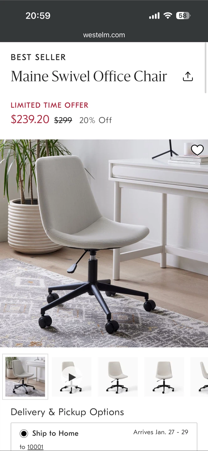 west elm office chair