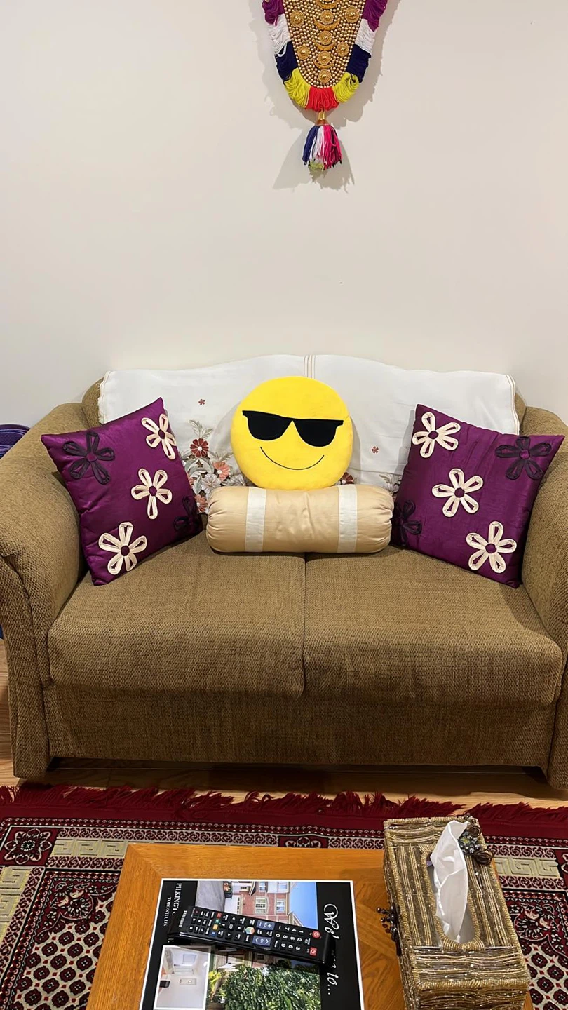3-piece brown sofa set. - photo 3