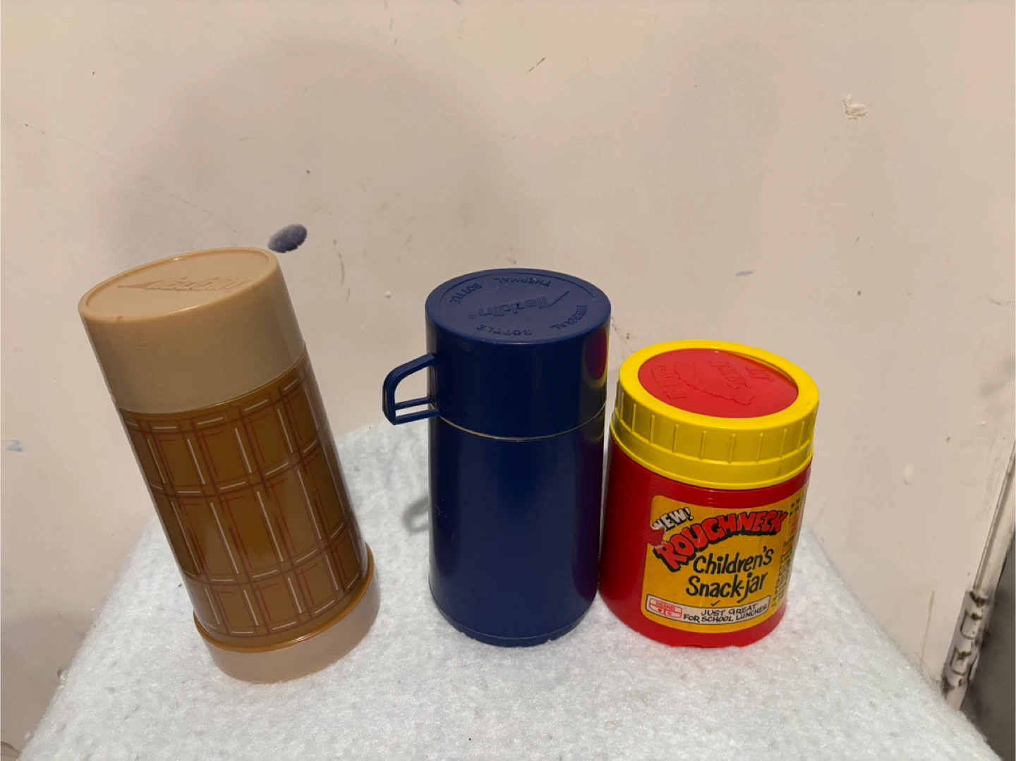 Aladdin & Roughneck Children's Thermos and Snack Jar Set