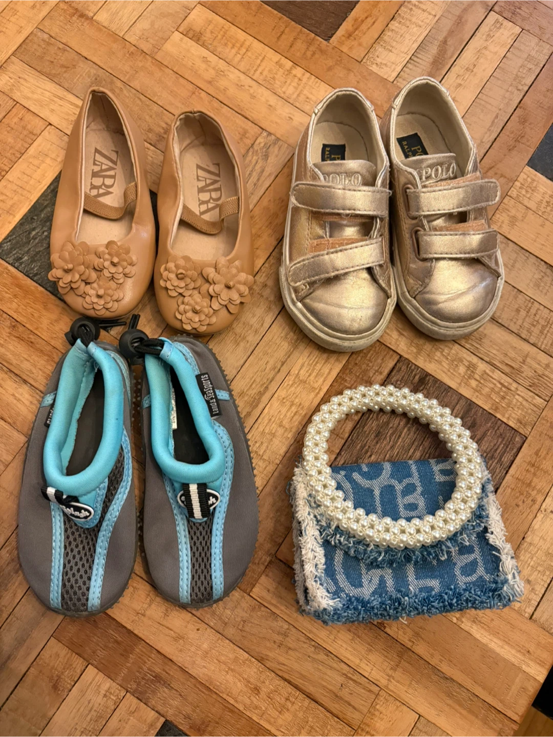 $2- Kids Shoes: Zara Flats, Polo Sneakers, Water Shoes