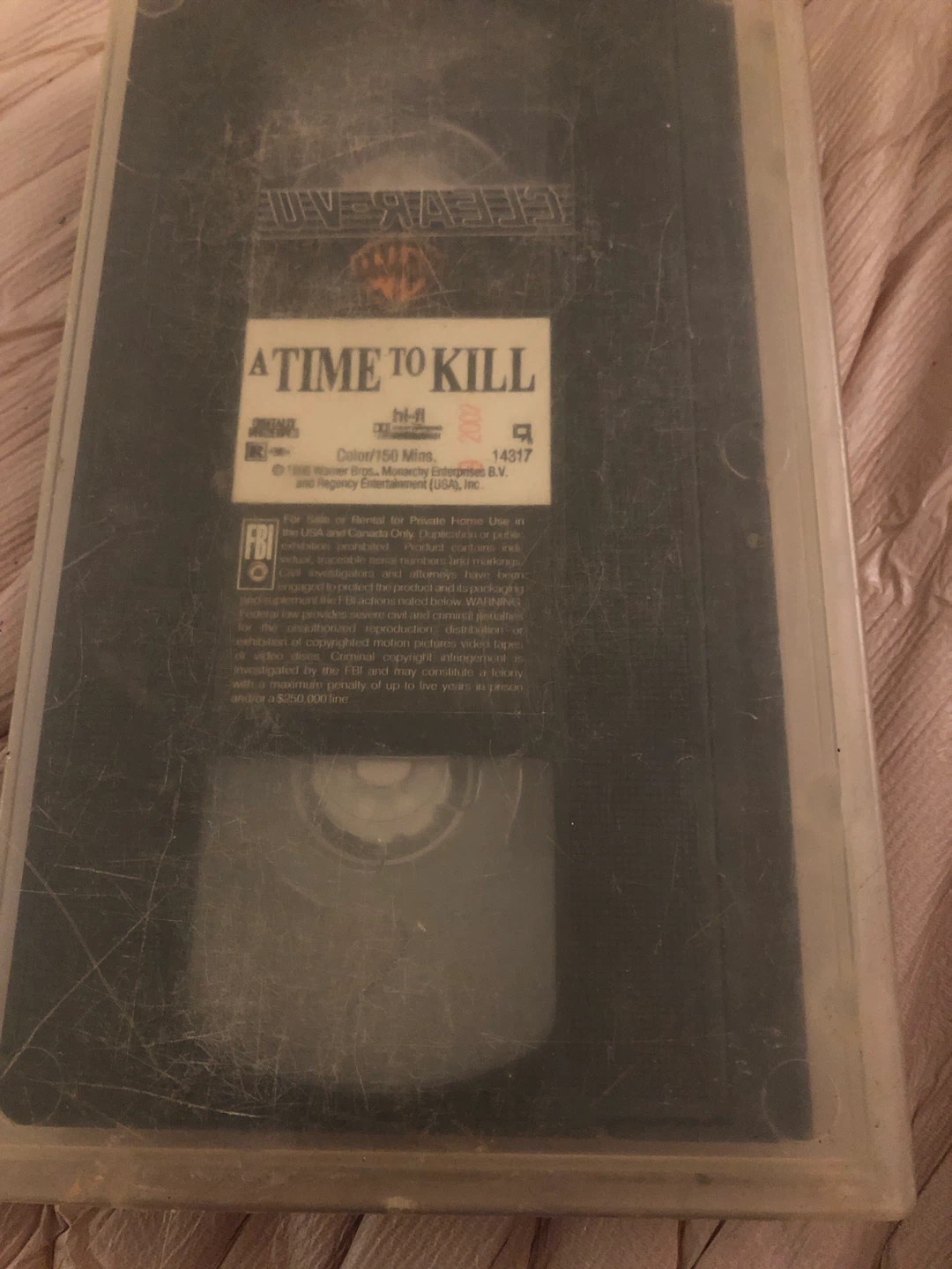 A Time to Kill VHS Movie