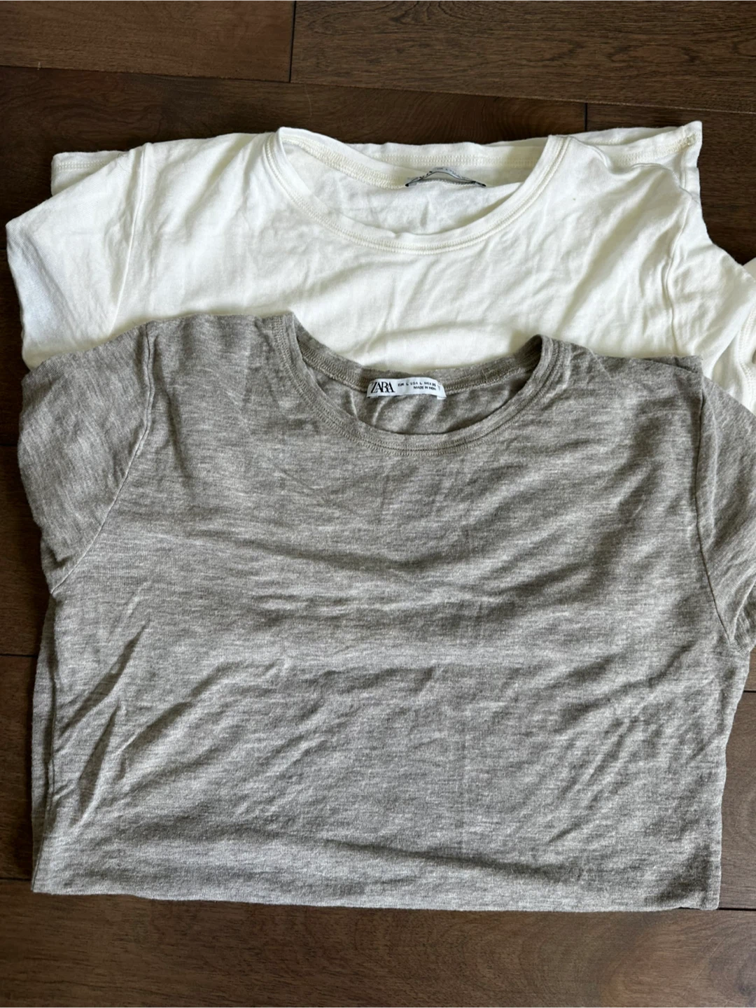 ZARA Crew Neck T-Shirts - Size L - photo 3
