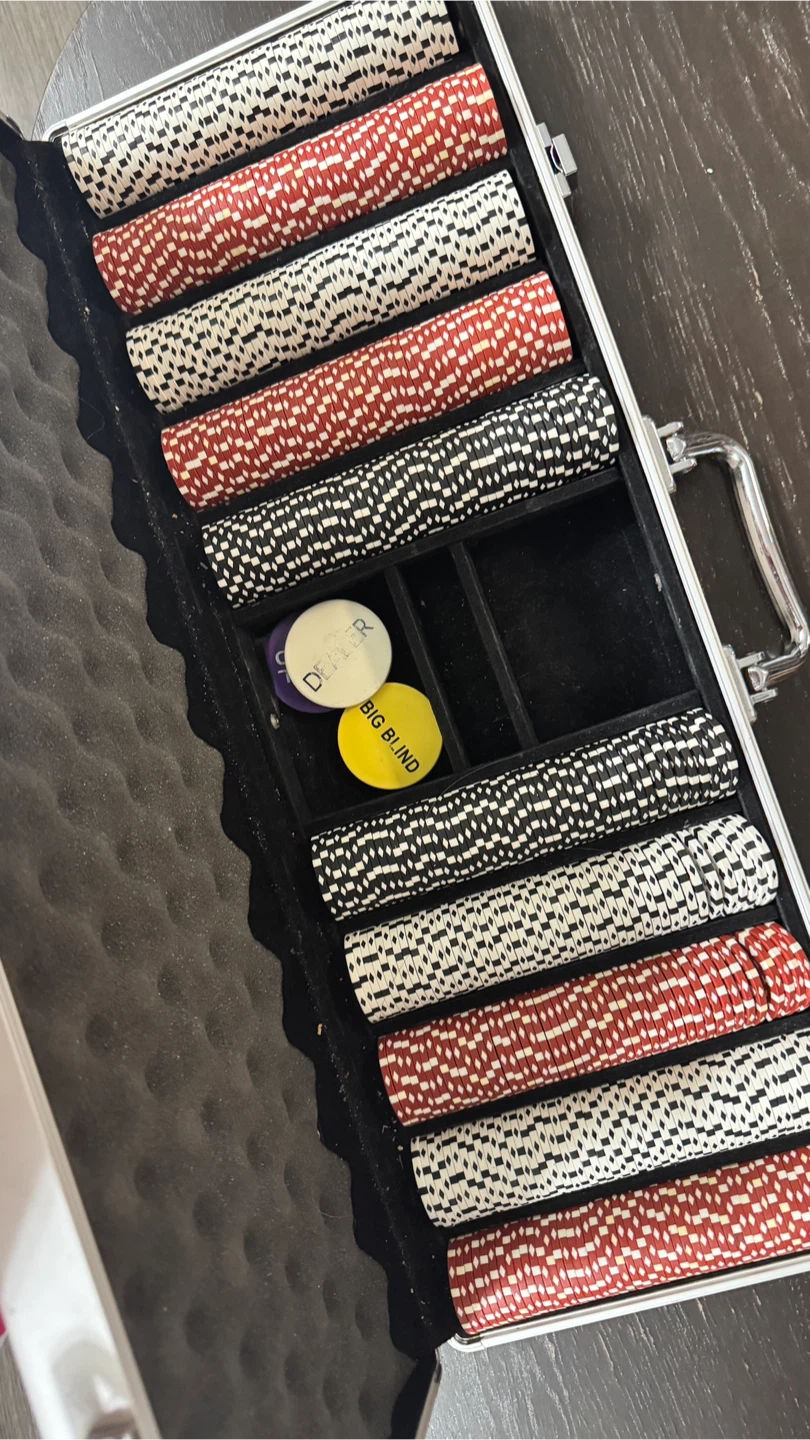 Poker Chip Set with Case