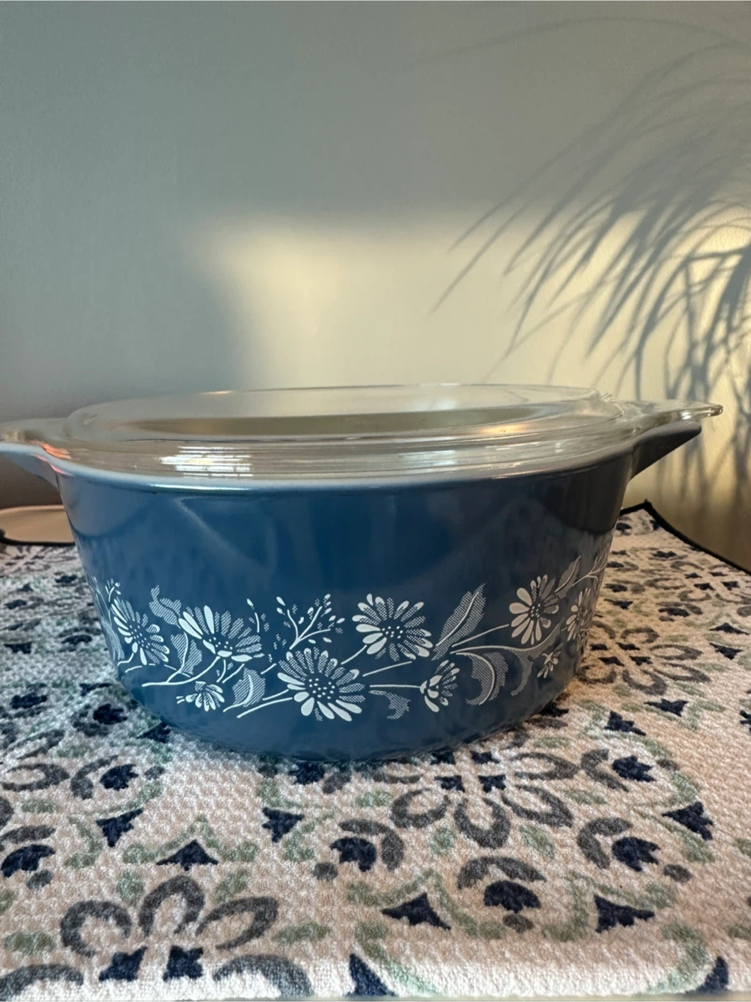 Vintage Pyrex Colonial Mist Casserole Dish With Lid 475-B