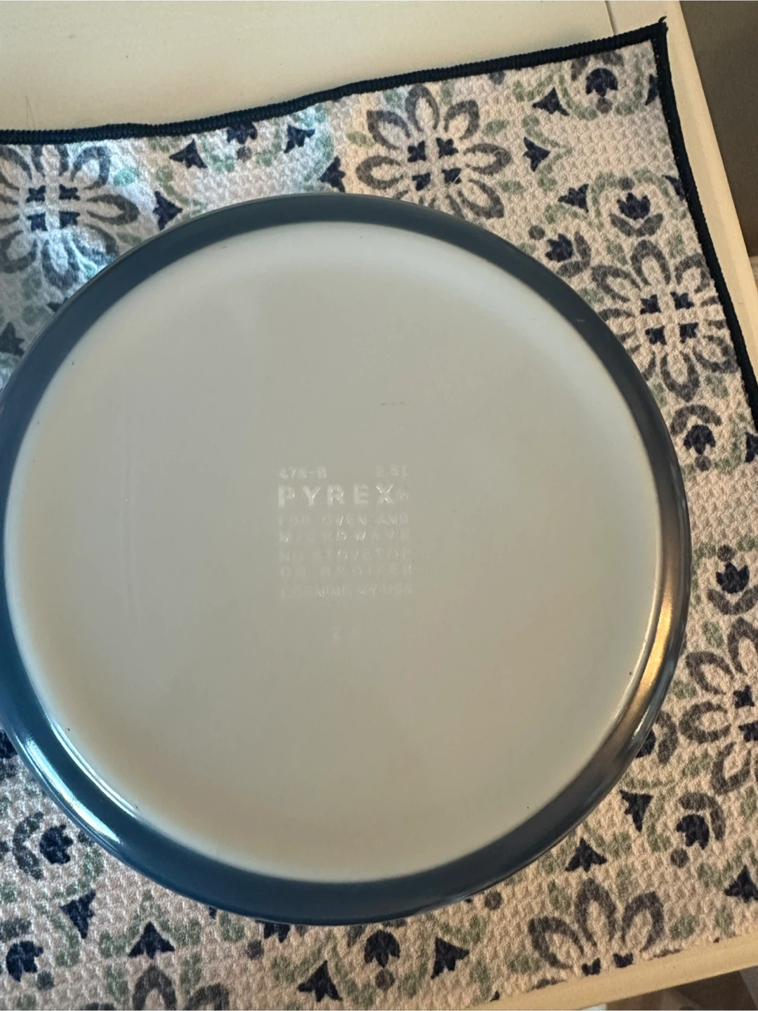 Vintage Pyrex Colonial Mist Casserole Dish With Lid 475-B - photo 5