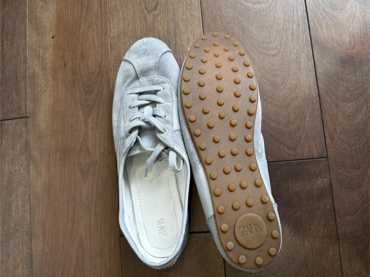 ZARA Grey Sneakers - Size 39