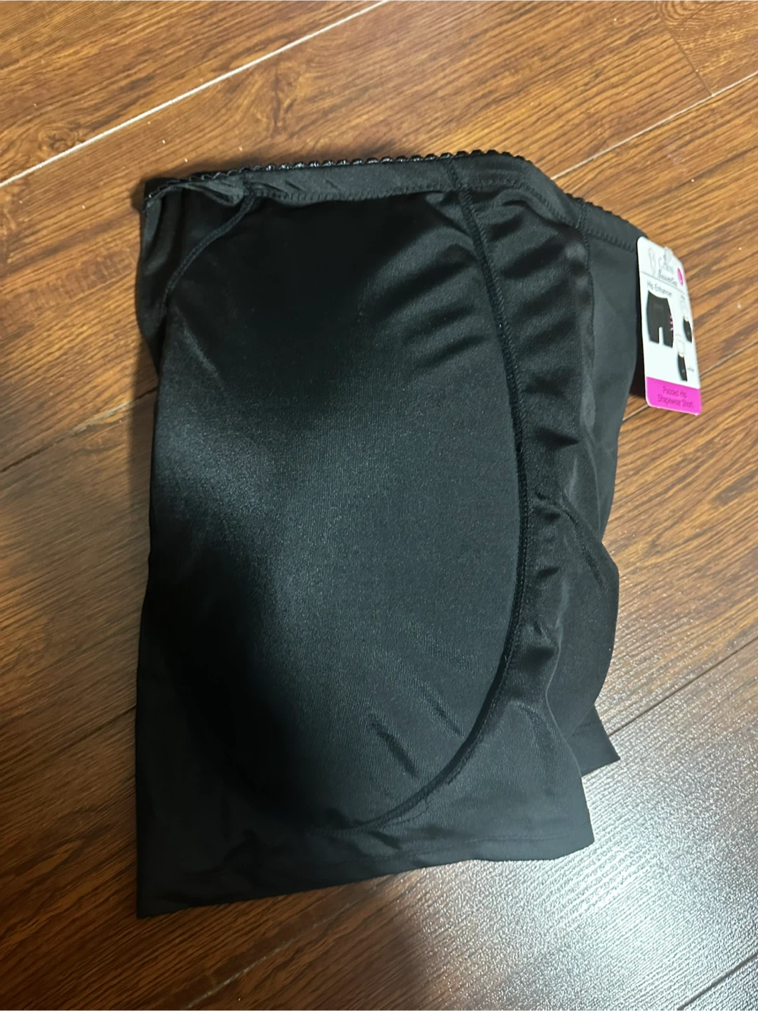 Women's Padded Hip Shapewear Short - Black, Size L
