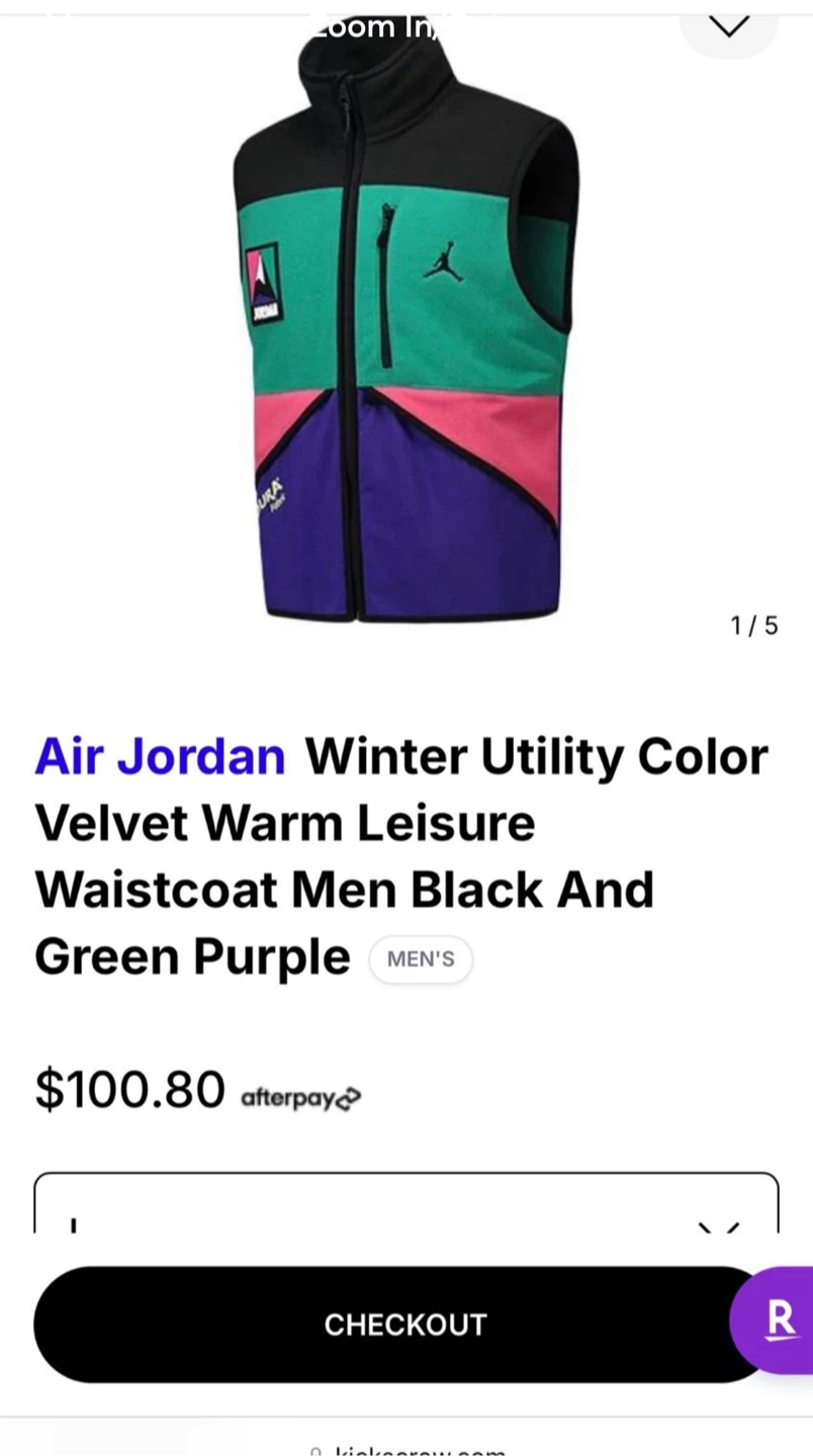 Air Jordan Color Block Fleece Vest - photo 5