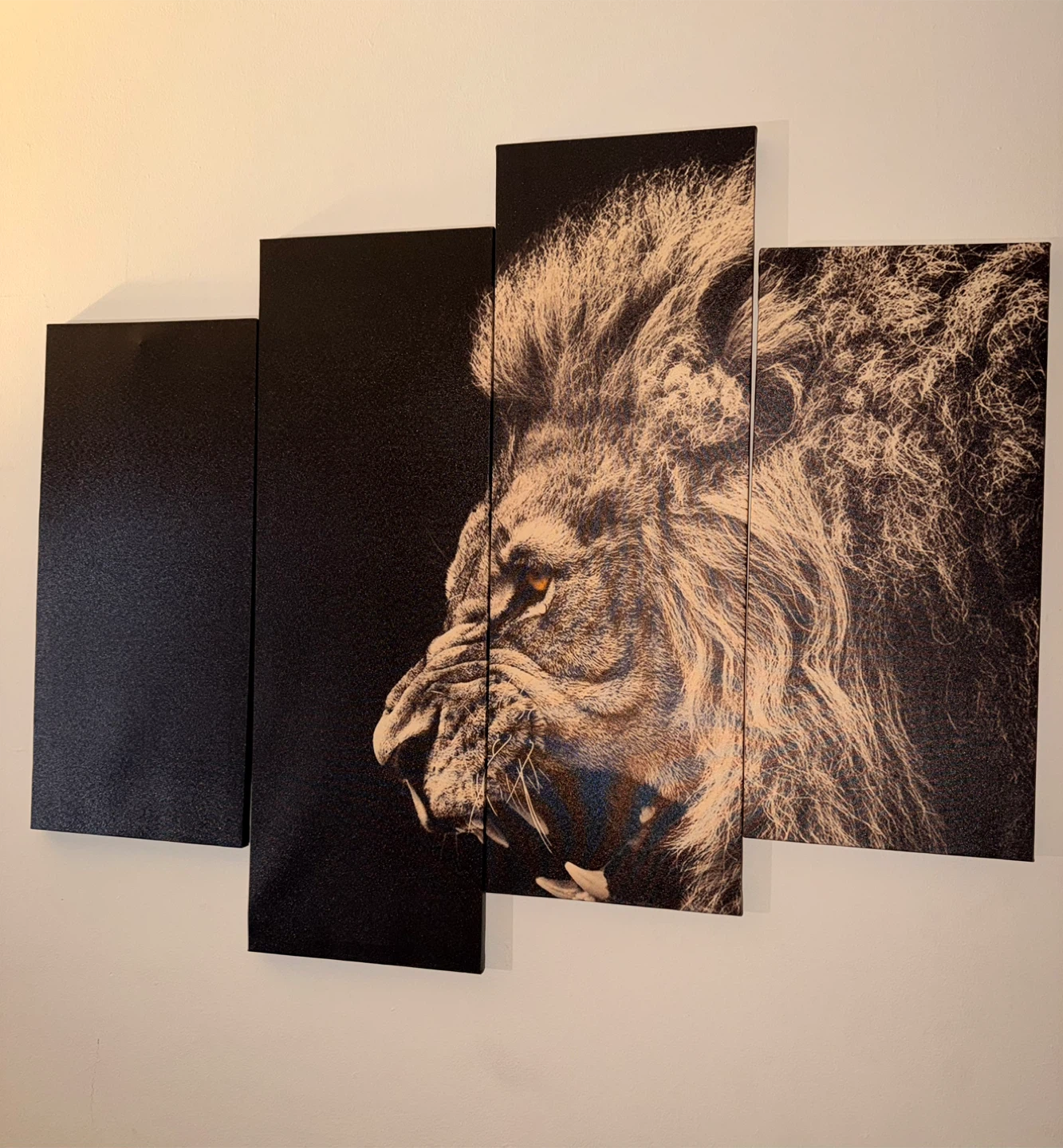 Canvas Wall Art - Roaring Lion