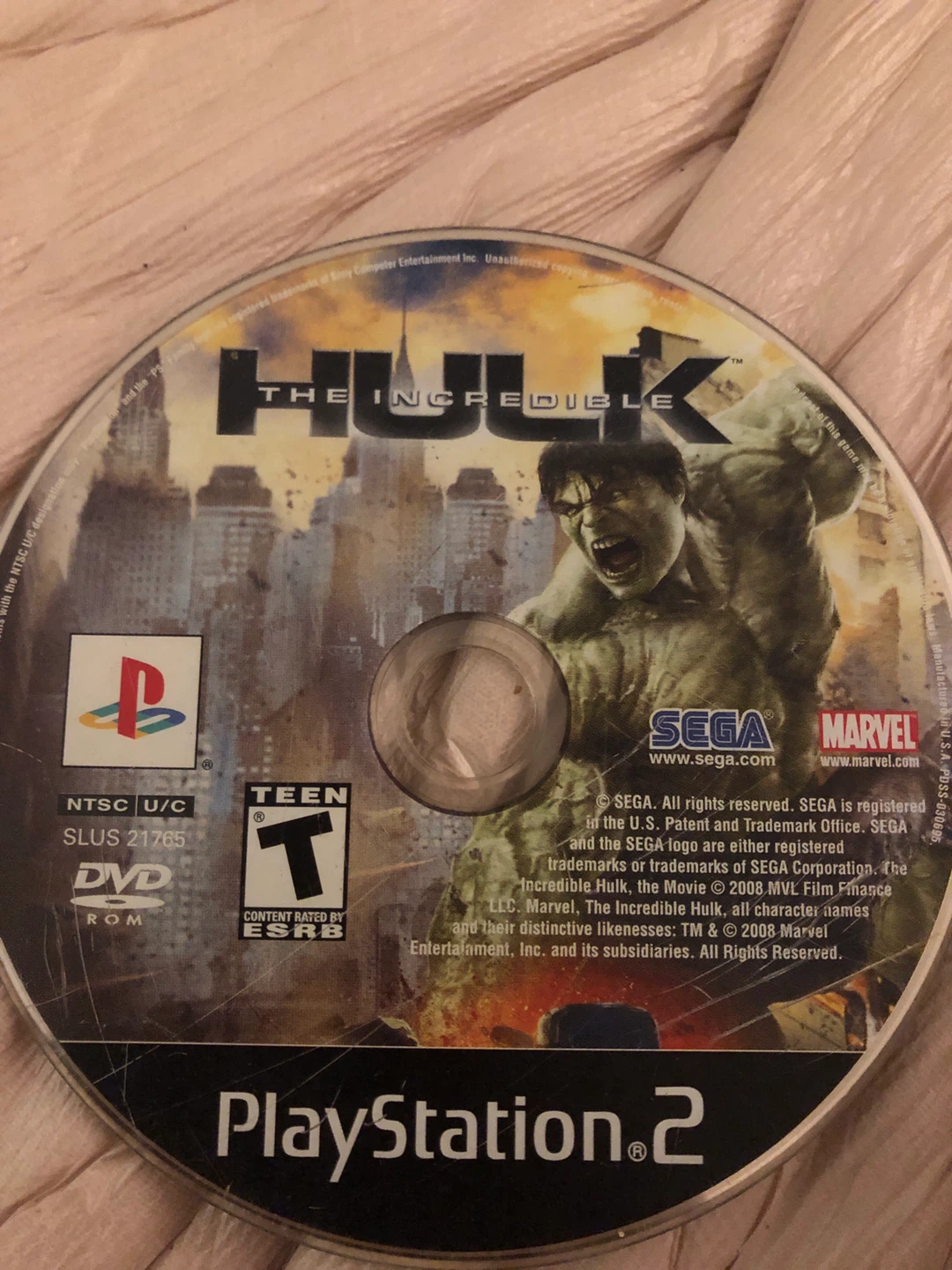 The Incredible Hulk PlayStation 2 Game