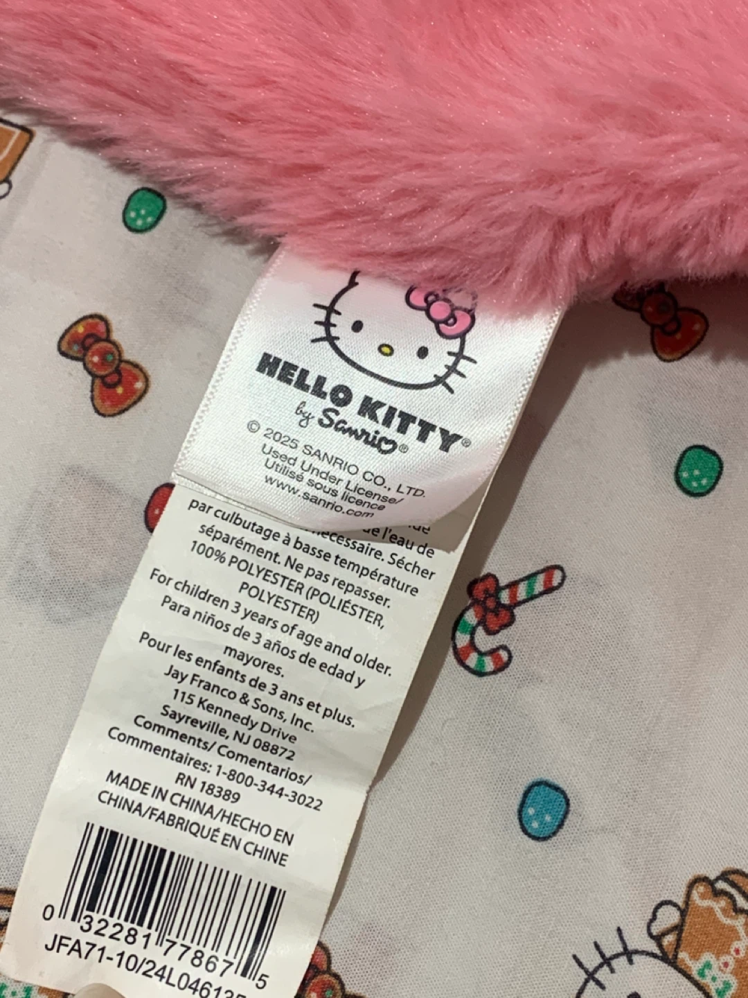 🎀🩷 Hello Kitty Faux Fur Pink Twin Throw Blanket 🩷🎀 - photo 2